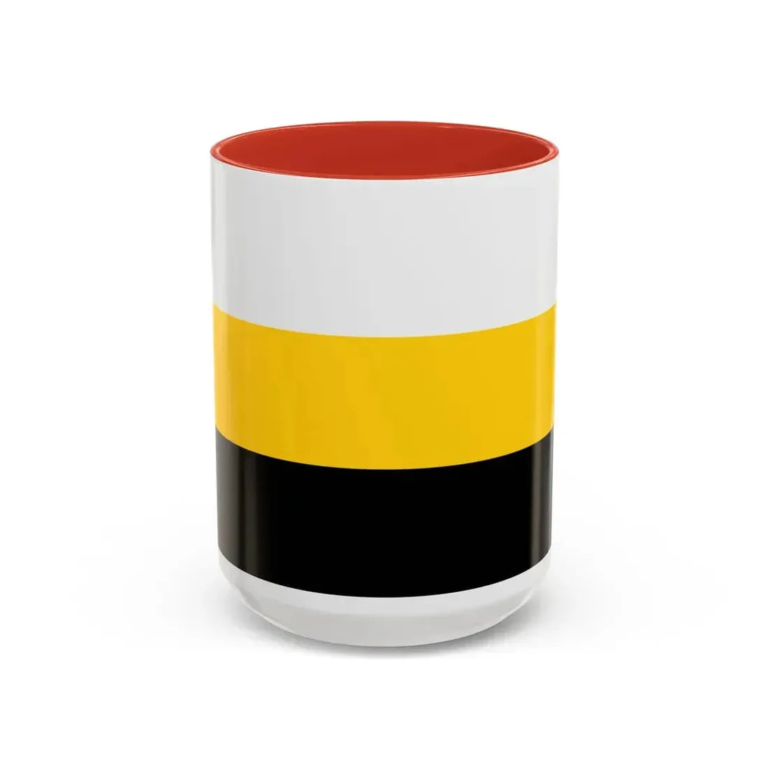 Flag of Perak Malaysia - Accent Coffee Mug 15oz Red - Go Mug Yourself