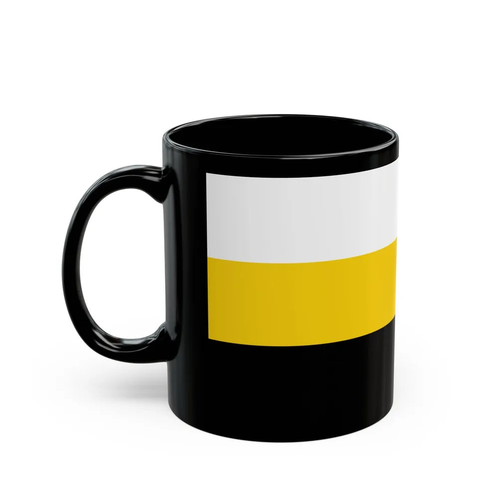 Flag of Perak Malaysia - Black Coffee Mug-Go Mug Yourself