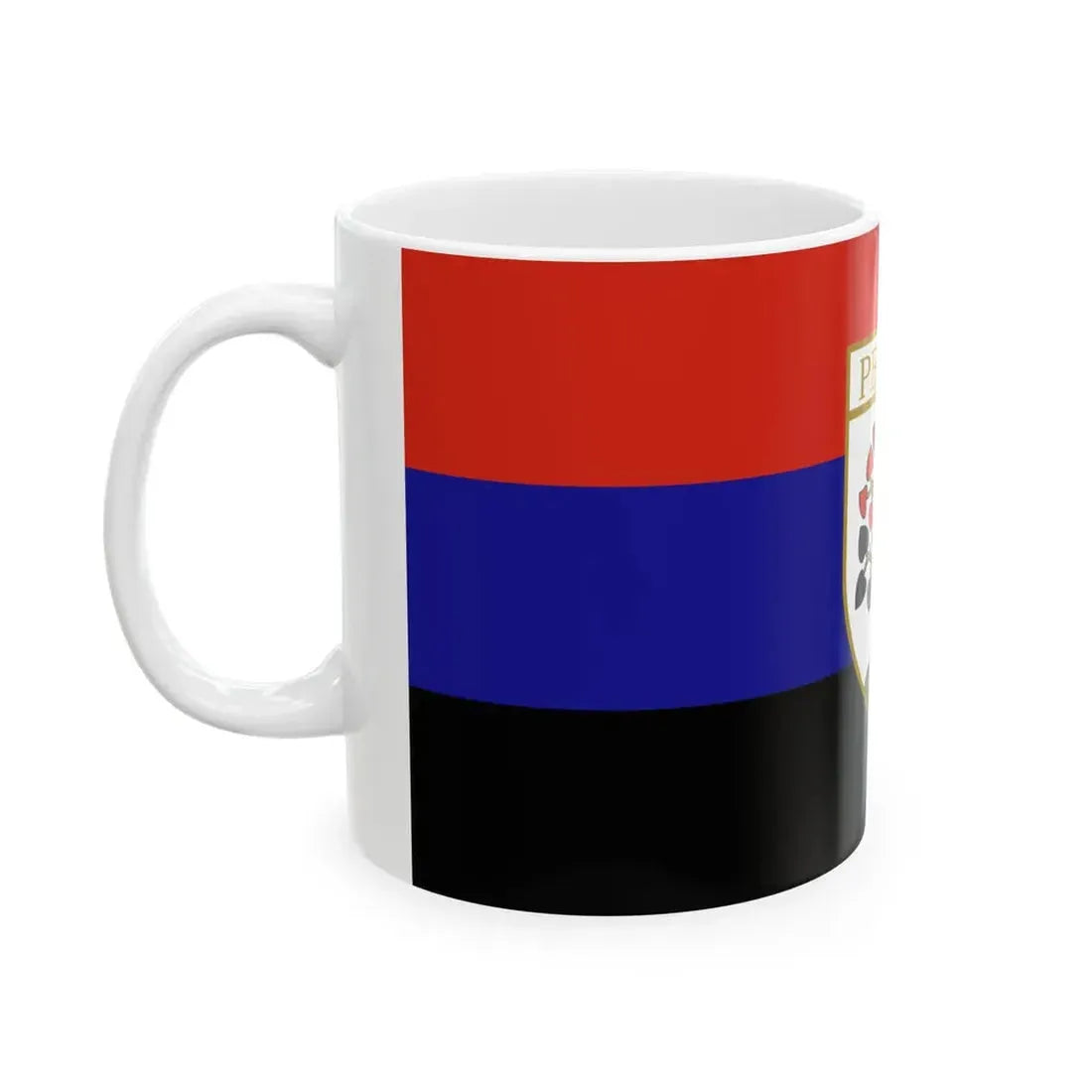 Flag of Perbal (Hungary) White Coffee Mug - Go Mug Yourself