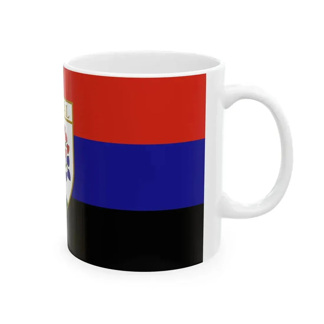 Flag of Perbal (Hungary) White Coffee Mug - Go Mug Yourself