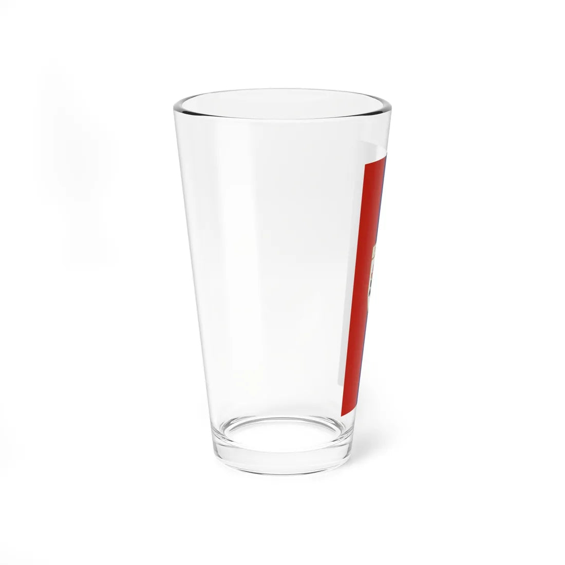 Flag of Perbal vertical (Hungary) Pint Glass 16oz - Go Mug Yourself