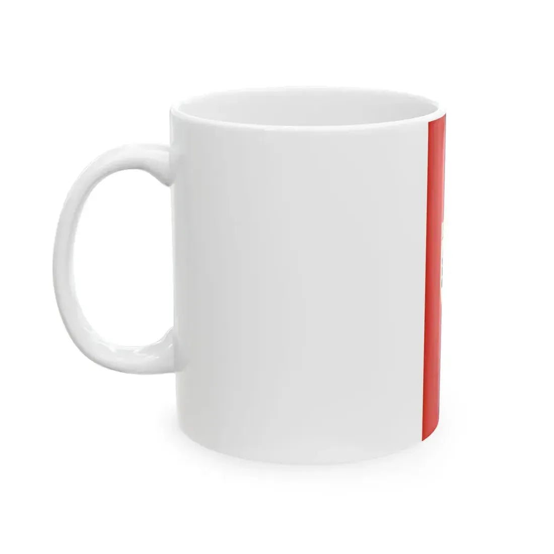 Flag of Perbal vertical (Hungary) White Coffee Mug - Go Mug Yourself