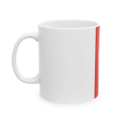 Flag of Perbal vertical (Hungary) White Coffee Mug - Go Mug Yourself