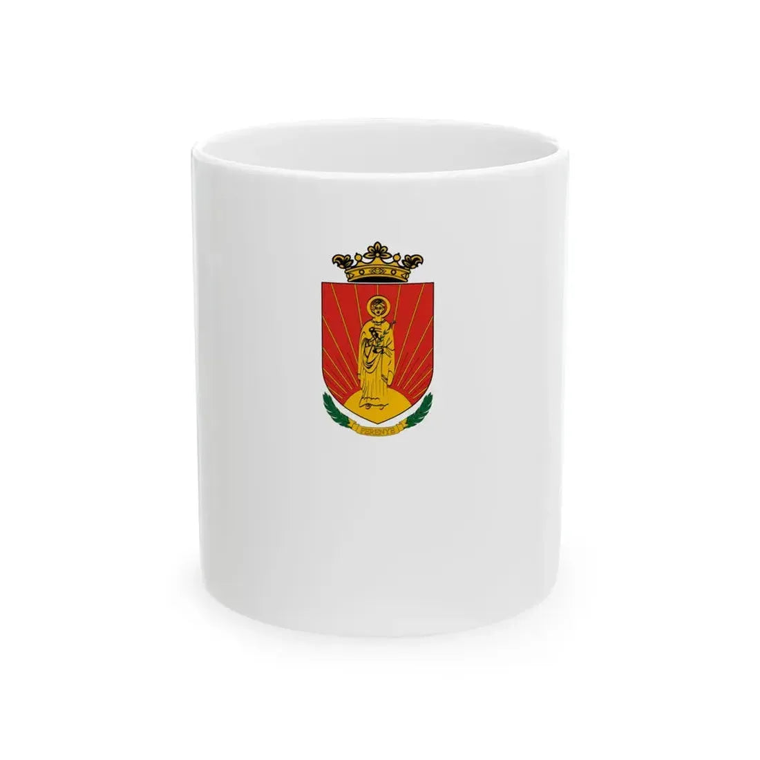 Flag of Perenye (Hungary) White Coffee Mug 11oz - Go Mug Yourself