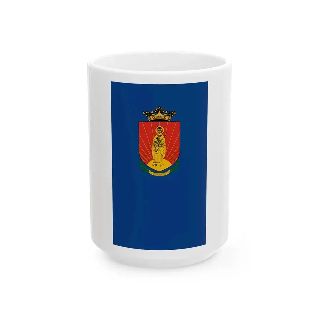 Flag of Perenye variant (Hungary) White Coffee Mug 15oz - Go Mug Yourself