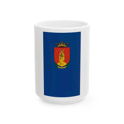 Flag of Perenye variant (Hungary) White Coffee Mug 15oz - Go Mug Yourself