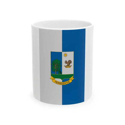 Flag of Peresznye (Hungary) White Coffee Mug 11oz - Go Mug Yourself