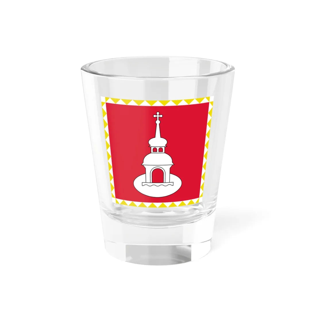 Flag of Pereyaslav-Khmelnytsky (Ukraine) Shot Glass 1.5oz 1.5oz - Go Mug Yourself