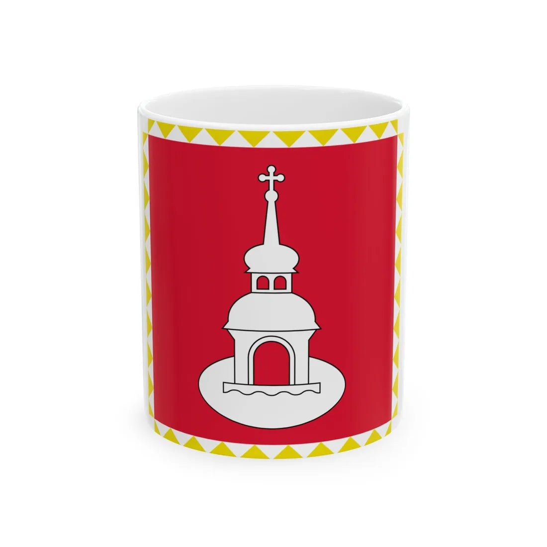 Flag of Pereyaslav-Khmelnytsky (Ukraine) White Coffee Mug 11oz - Go Mug Yourself