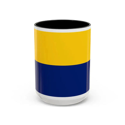 Flag of Perlis Malaysia - Accent Coffee Mug 15oz Black - Go Mug Yourself