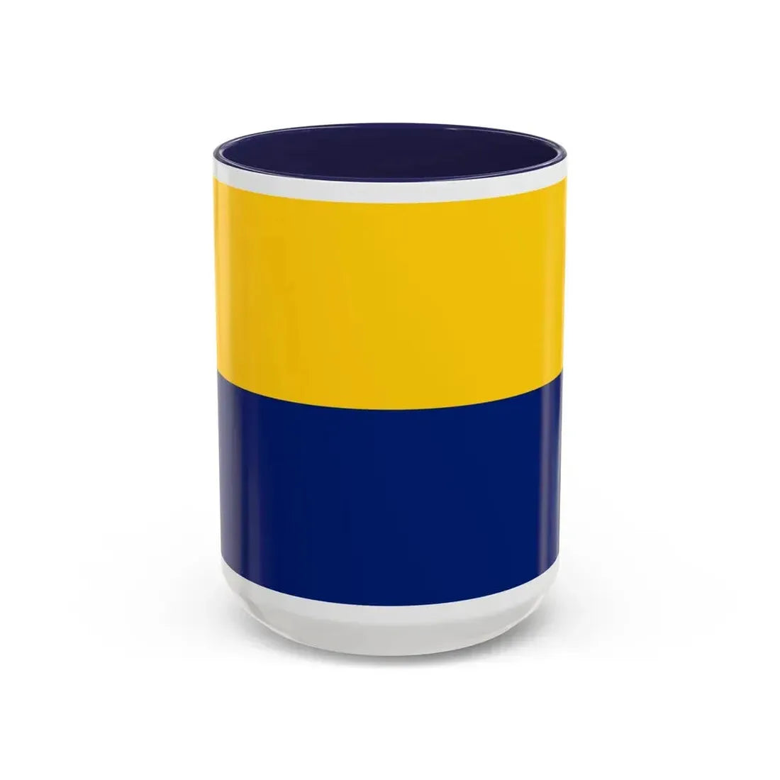 Flag of Perlis Malaysia - Accent Coffee Mug 15oz Navy - Go Mug Yourself