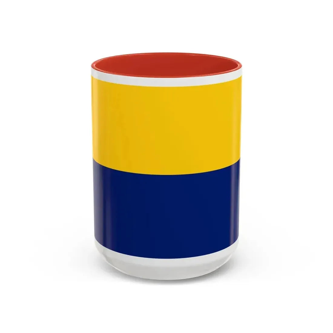 Flag of Perlis Malaysia - Accent Coffee Mug 15oz Red - Go Mug Yourself