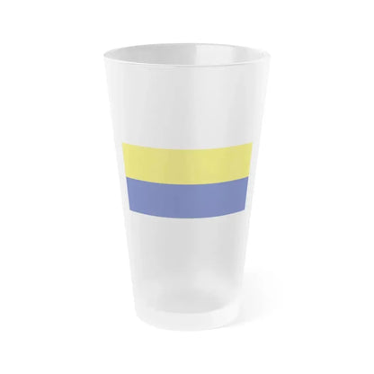 Flag of Perlis Malaysia - Frosted Pint Glass 16oz 16oz Frosted - Go Mug Yourself