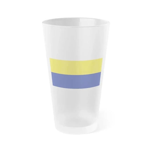Flag of Perlis Malaysia - Frosted Pint Glass 16oz 16oz Frosted - Go Mug Yourself