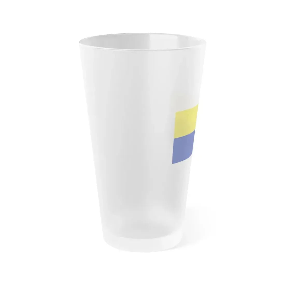 Flag of Perlis Malaysia - Frosted Pint Glass 16oz - Go Mug Yourself