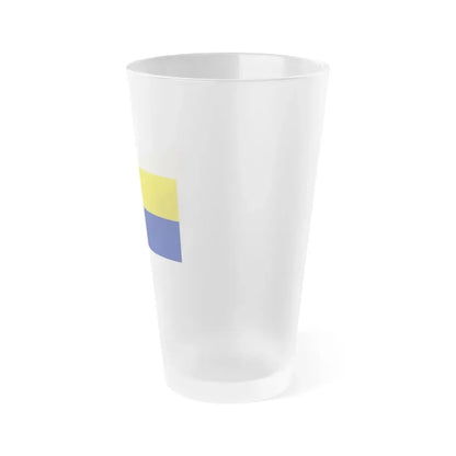 Flag of Perlis Malaysia - Frosted Pint Glass 16oz - Go Mug Yourself
