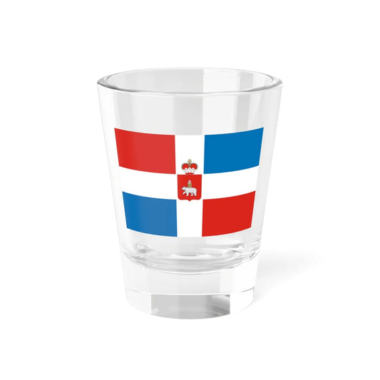 Flag of Perm Krai (Russia) Shot Glass 1.5oz 1.5oz - Go Mug Yourself