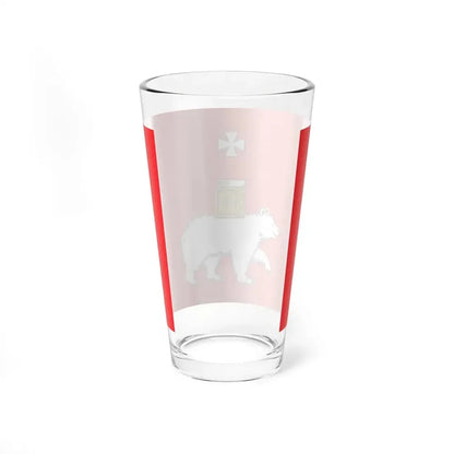 Flag of Perm Russia - Pint Glass 16oz - Go Mug Yourself