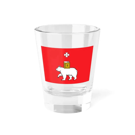 Flag of Perm Russia - Shot Glass 1.5oz 1.5oz - Go Mug Yourself