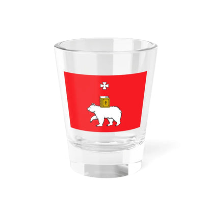Flag of Perm (Russia) Shot Glass 1.5oz 1.5oz - Go Mug Yourself