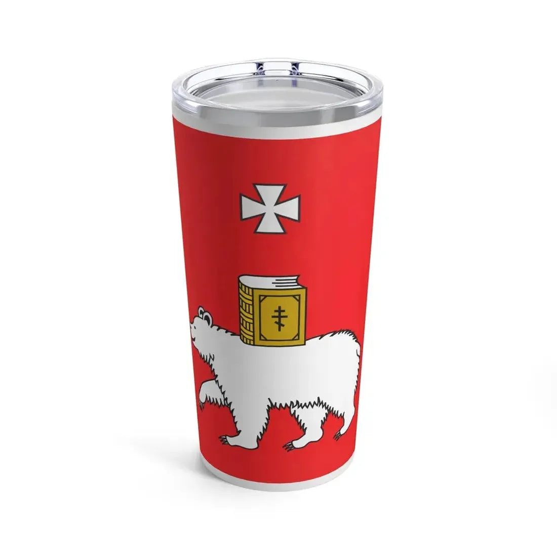 Flag of Perm Russia - Tumbler 20oz 20oz - Go Mug Yourself
