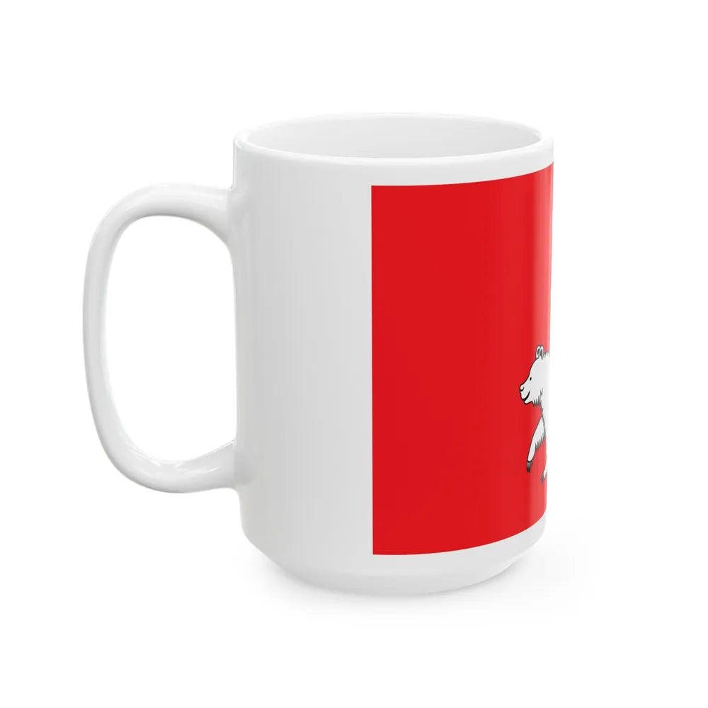 Flag of Perm Russia - White Coffee Mug-Go Mug Yourself