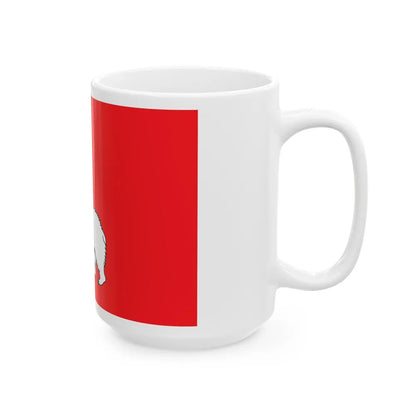 Flag of Perm Russia - White Coffee Mug-Go Mug Yourself