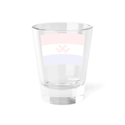 Flag of Permyakia 1996-1997 (Russia) Shot Glass 1.5oz - Go Mug Yourself