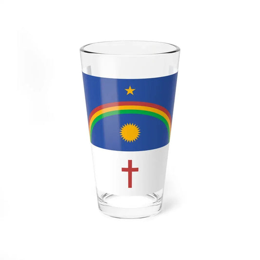 Flag of Pernambuco Brazil - Pint Glass 16oz 16oz - Go Mug Yourself