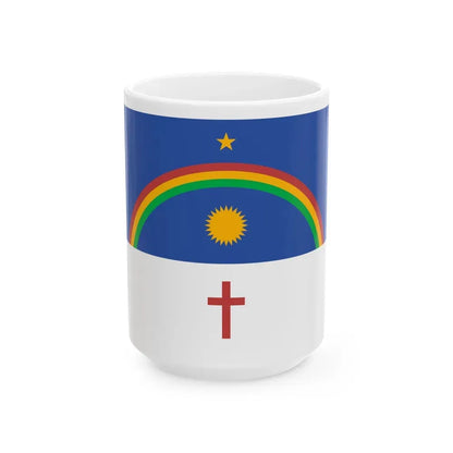 Flag of Pernambuco Brazil - White Coffee Mug 15oz - Go Mug Yourself
