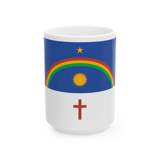Flag of Pernambuco Brazil - White Coffee Mug 15oz - Go Mug Yourself