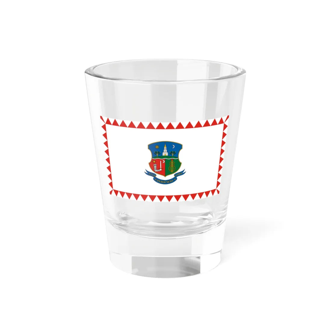 Flag of Perocseny (Hungary) Shot Glass 1.5oz 1.5oz - Go Mug Yourself