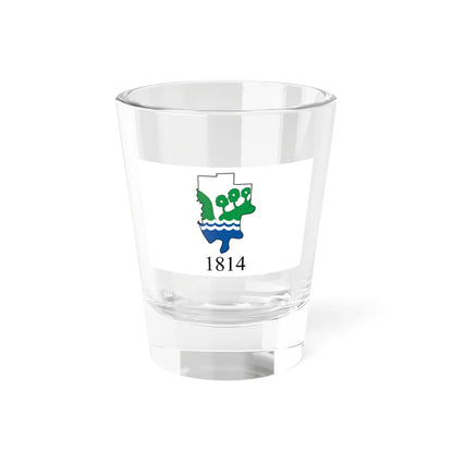 Flag of Perry County Indiana (India) Shot Glass 1.5oz 1.5oz - Go Mug Yourself