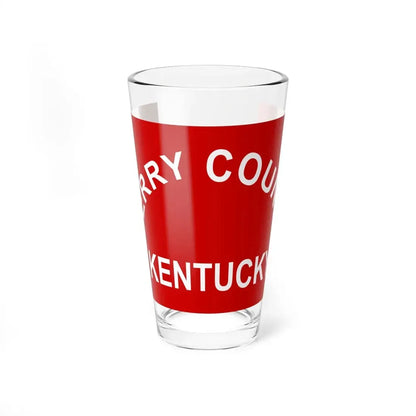 Flag of Perry County Kentucky (United States) Pint Glass 16oz 16oz - Go Mug Yourself
