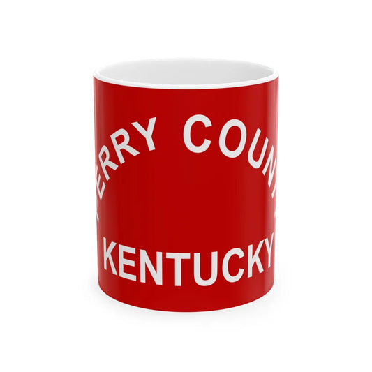 Flag of Perry County Kentucky (United States) White Coffee Mug 11oz - Go Mug Yourself