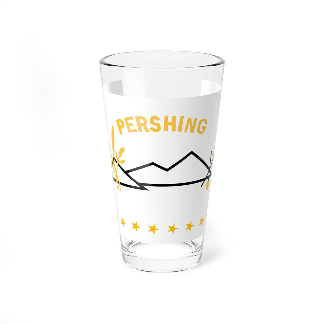 Flag of Pershing County Nevada (United States) Pint Glass 16oz 16oz - Go Mug Yourself