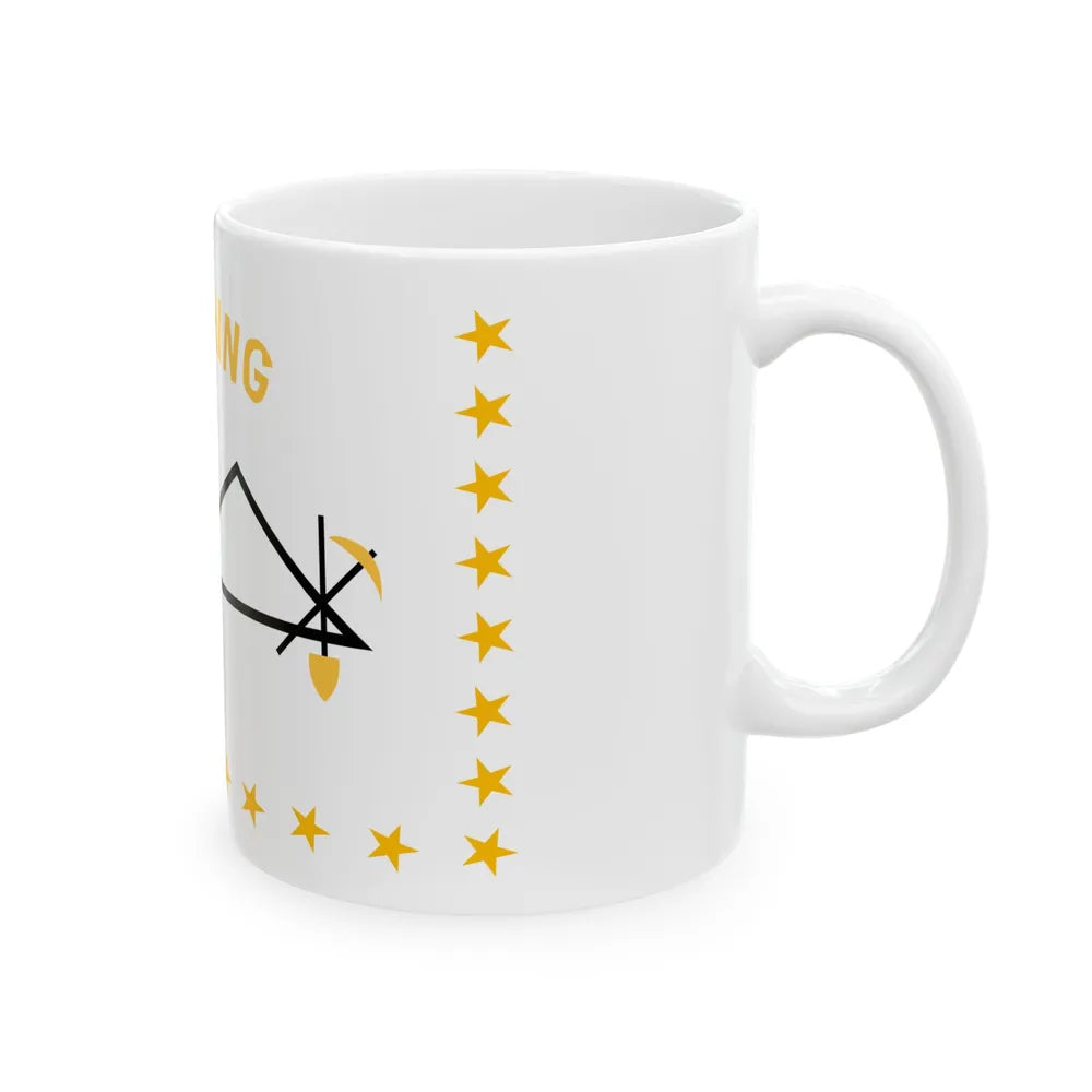 Flag of Pershing County Nevada (United States) White Coffee Mug - Go Mug Yourself