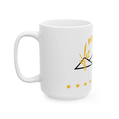 Flag of Pershing County Nevada (United States) White Coffee Mug - Go Mug Yourself