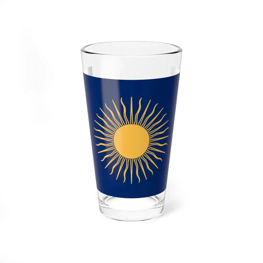 Flag of Peru 1820 unofficial (Peru) Pint Glass 16oz 16oz - Go Mug Yourself