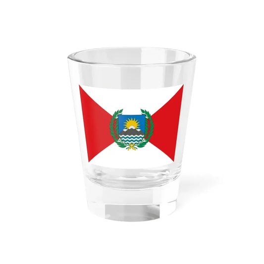 Flag of Peru 1821-1822 (Peru) Shot Glass 1.5oz 1.5oz - Go Mug Yourself