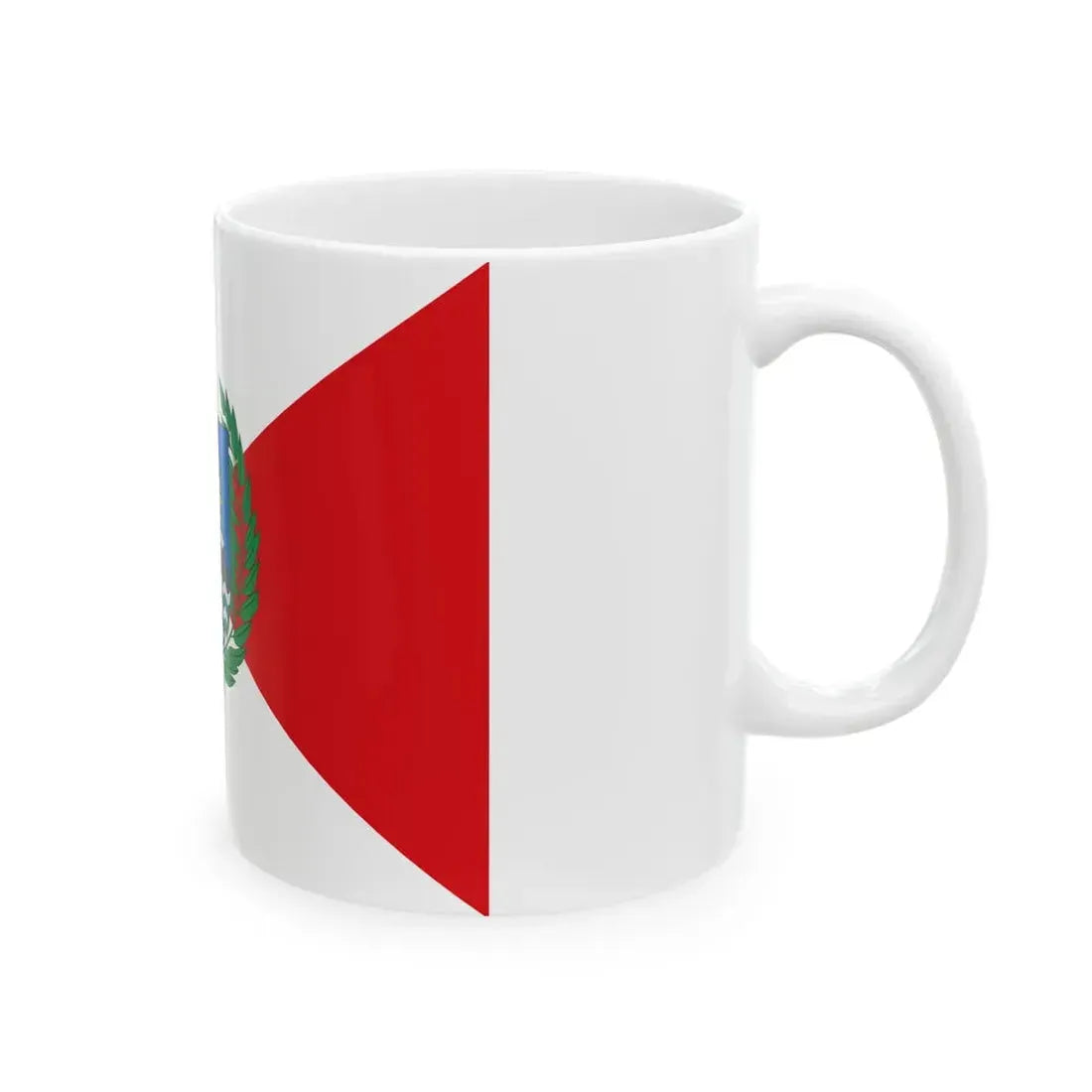 Flag of Peru 1821-1822 (Peru) White Coffee Mug - Go Mug Yourself