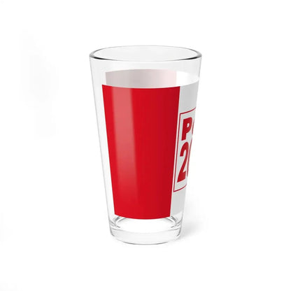 Flag of Peru 2000 (Peru) Pint Glass 16oz - Go Mug Yourself