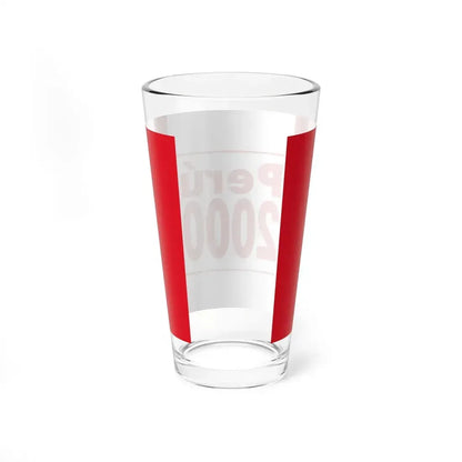Flag of Peru 2000 (Peru) Pint Glass 16oz - Go Mug Yourself