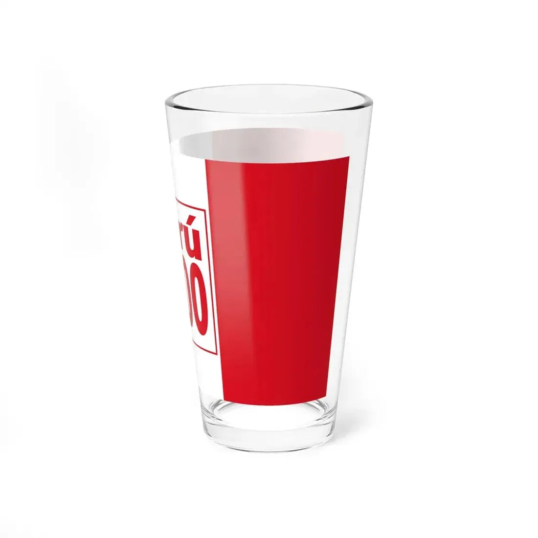 Flag of Peru 2000 (Peru) Pint Glass 16oz - Go Mug Yourself