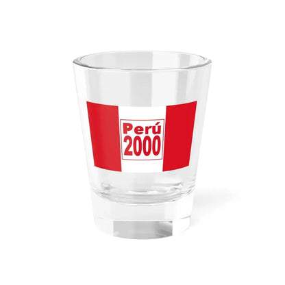 Flag of Peru 2000 (Peru) Shot Glass 1.5oz 1.5oz - Go Mug Yourself