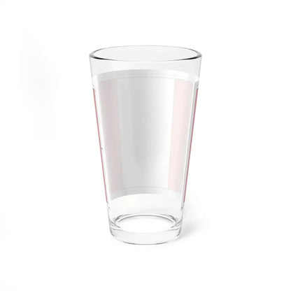 Flag of Peru construction sheet (Peru) Pint Glass 16oz - Go Mug Yourself