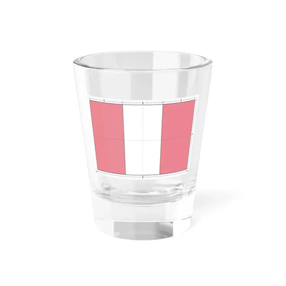 Flag of Peru construction sheet (Peru) Shot Glass 1.5oz 1.5oz - Go Mug Yourself