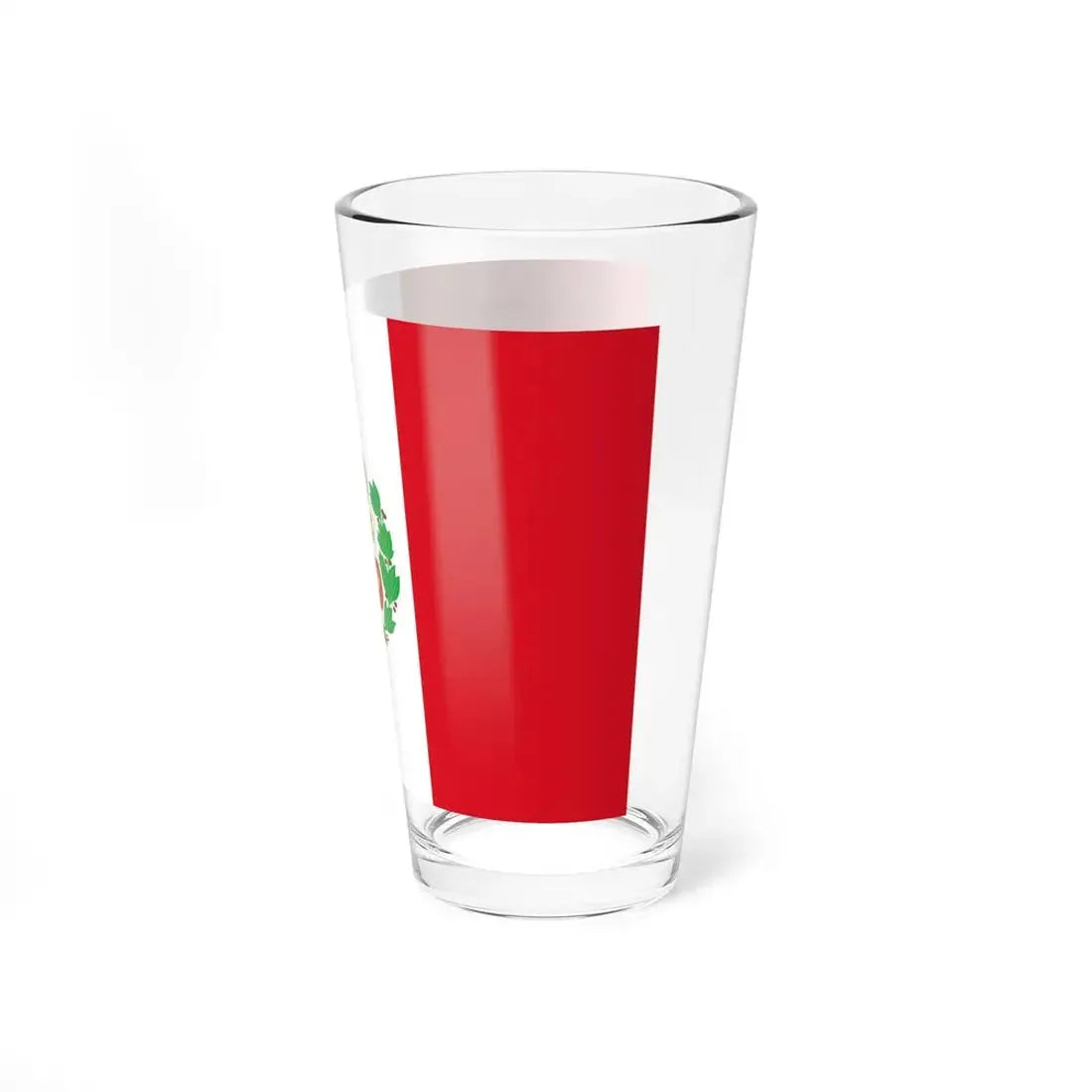 Flag of Peru state (Peru) Pint Glass 16oz - Go Mug Yourself
