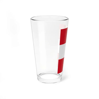 Flag of Peru vertical (Peru) Pint Glass 16oz - Go Mug Yourself