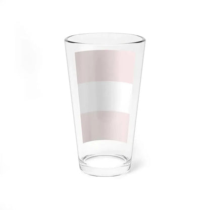 Flag of Peru vertical (Peru) Pint Glass 16oz - Go Mug Yourself